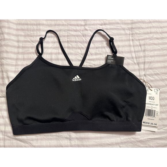Adidas Aeorreact Light Support Bra; ADIDAS Size MDD - Picture 1 of 2